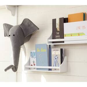 Pottery barn Felt Animal Head Decor Elephant